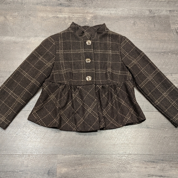 Heritage Women’s Brown Cropped Jacket Size Small - Picture 1 of 3